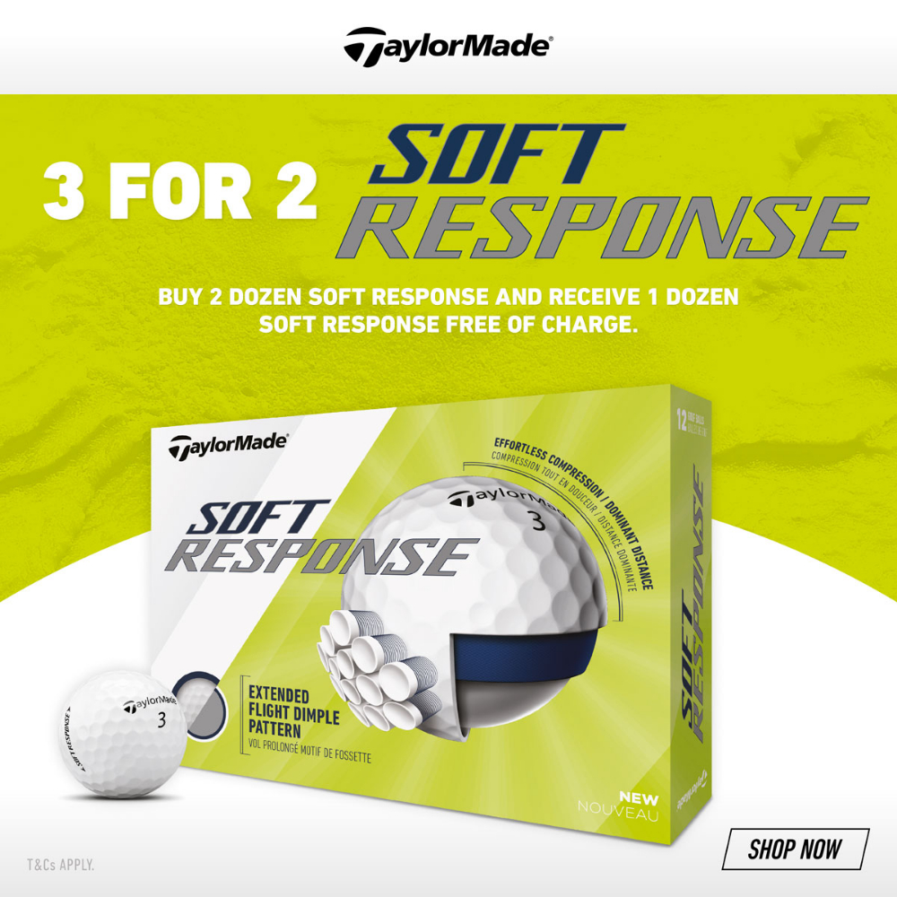 TaylorMade Soft Response Golf Balls 3 for 2 Offer
